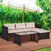 Three-Piece Outdoor Sofa Set