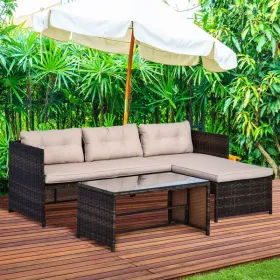 Three-Piece Outdoor Sofa Set