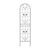 4 Pack Metal Garden Trellis 86.7" x 19.7" Rustproof Trellis for Climbing Plants Outdoor Flower Support Black
