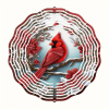 CIFbuy Vibrant Red Cardinal Wind Spinner with Mandala Wind Chime Garden Art Outdoor Patio Yard Decor (TikTok, temu pick-up service)