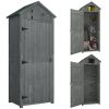 30" x 21" x 71" Garden Storage Shed