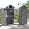 30" x 21" x 71" Garden Storage Shed