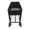 Mobile Metal Raised Garden Bed Cart with Legs