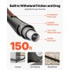 Garden Hose, 150 ft 5/8" Heavy Duty Rubber Water Hose with 10 Mode Nozzle, 150PSI Working & 600PSI Burst