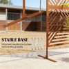 Privacy fence screen, outdoor privacy screen, plant climbing frame, brown