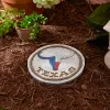 TEXAS PROUD STEPPING STONE - TEXAS LONGHORN FLAG