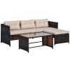 Three-Piece Outdoor Sofa Set