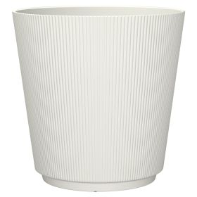 Parker 15.9" x 15.9" x 15.8" Round Vanilla Dream 100% Recycled Resin Planter