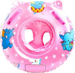Baby Swimming Float, Toddler Floaties with Infant Seat Boat & Double Handle, Childrens' First Swim Ring
