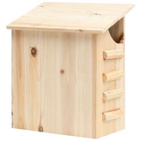 Bat House Natural Wood Solid Firwood Medium Bat House