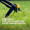 4-Claw Stand Up Weed Puller Tool, Gardening Hand Weeding Tool with 39" Long Ergonomic Handle with Easy-Eject Mechanism.