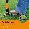 4-Claw Stand Up Weed Puller Tool, Gardening Hand Weeding Tool with 39" Long Ergonomic Handle with Easy-Eject Mechanism.