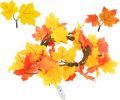 Maple Leaf Lamp, realistic flower lamp, night lamp, remote control, 8 lighting modes, wall decoration, suitable for parties