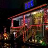 Solar Outdoor Light, Flexible Clear Trampoline Light for Garden Backyard Patio Deck Porch Pool Tree Decorations - White