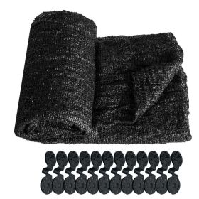 10ft*10ft Black Sunshade Netting Fabric With High-strength UV Protection, Perfect For Plant Protection. (Option: 10ft10ft)
