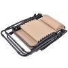 Set of 2 Folding Outdoor Zero Gravity Lounge Chair
