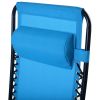 Set of 2 Folding Outdoor Zero Gravity Lounge Chair