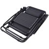 Set of 2 Folding Outdoor Zero Gravity Lounge Chair