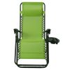 Set of 2 Folding Outdoor Zero Gravity Lounge Chair