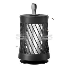 Rechargeable Mosquito Killer Lamp Bug Zapper with Night Light Strap Mosquito Catcher with Max 10594 Cubic Feet Range UV Light for Indoor Outdoor (Option: Grey)